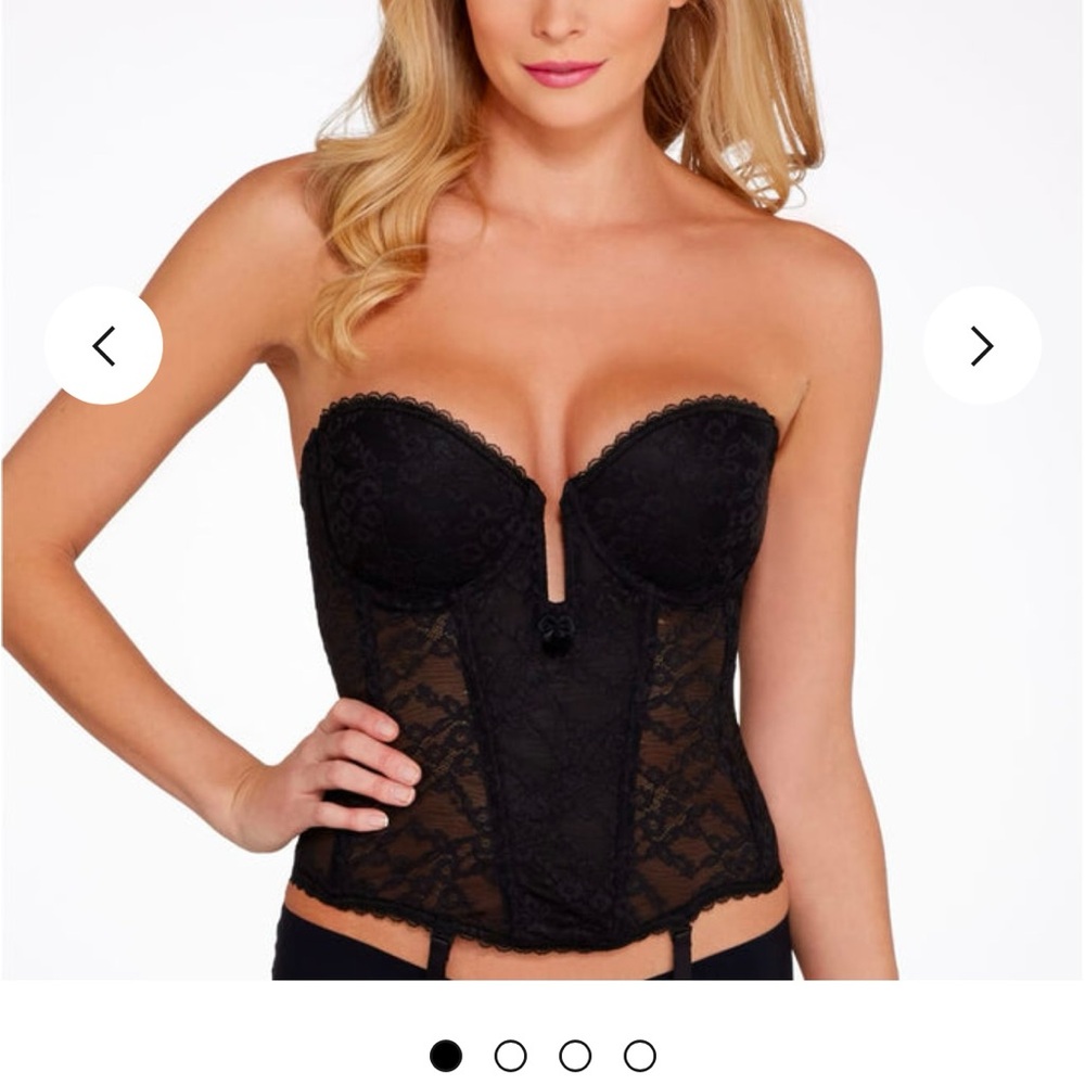 Black Lace Bustier